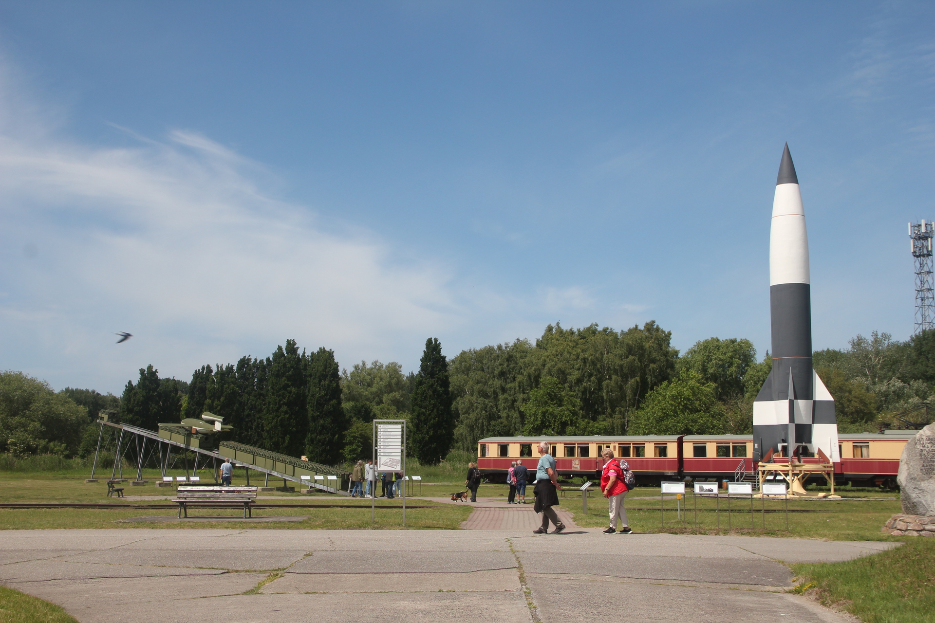 Peenemuende and the V1 and V2 rockets, exhibition Usedom, Germany